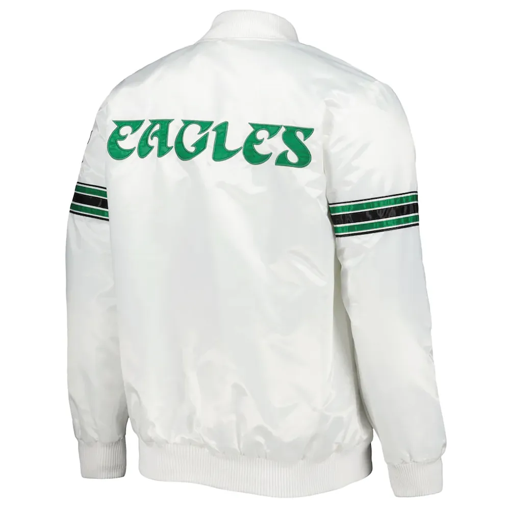 Philadelphia Eagles Striped Jacket philadelphia eagles white jacket