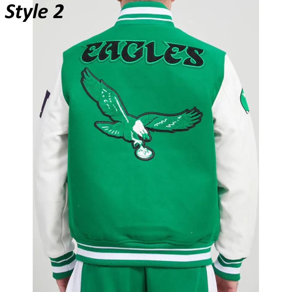 Classic Retro Philadelphia Eagles Varsity Jacket retro classic philadelphia eagles jacket