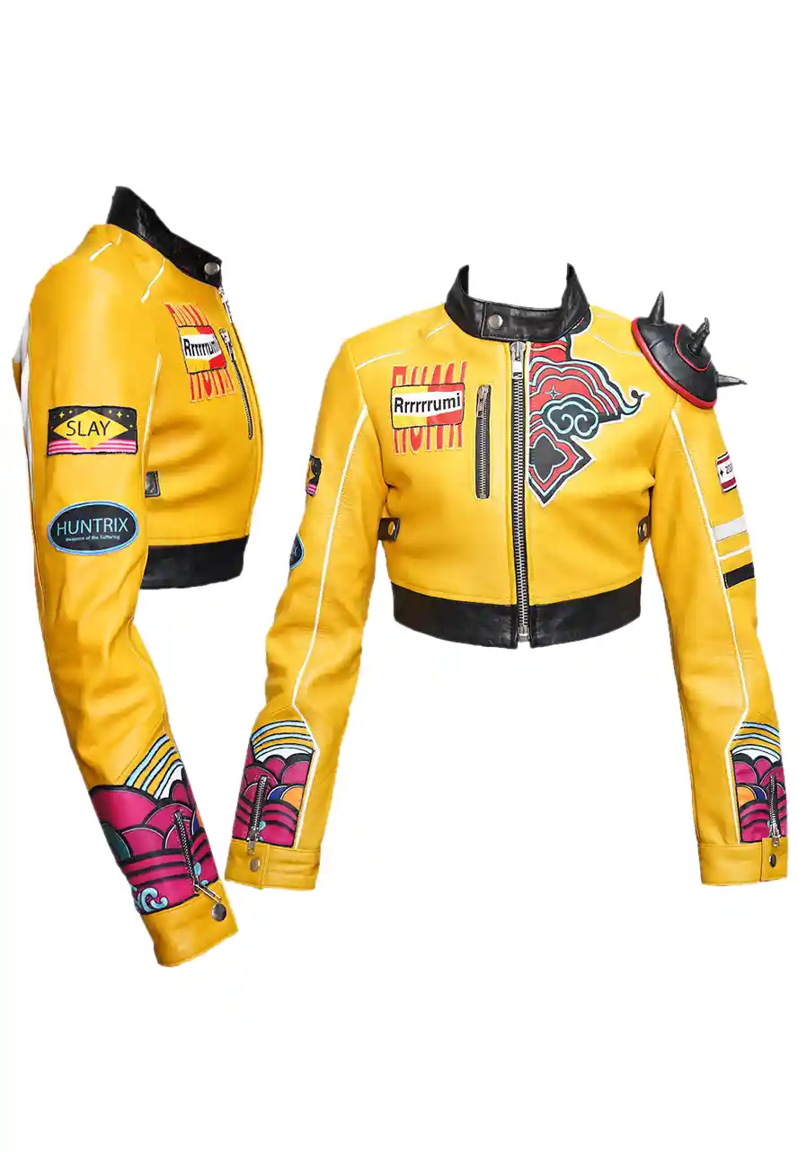Kpop Demon Hunters Cosplay Rumi Jacket rumi yellow costume