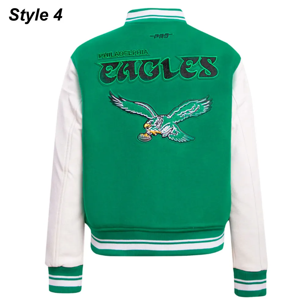 Classic Retro Philadelphia Eagles Varsity Jacket varsity jacket eagles