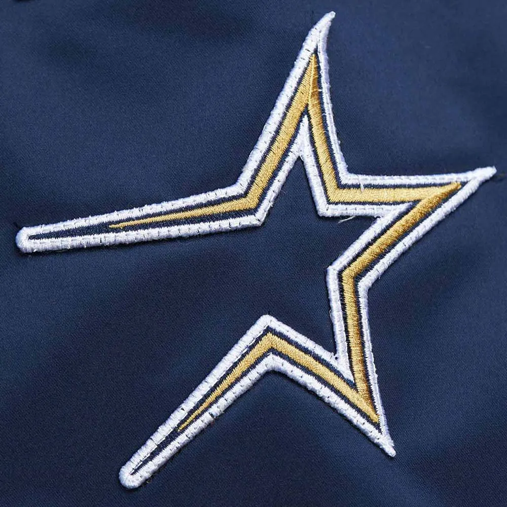 Houston Astros Vintage Logo Lightweight Satin Jacket vintage logo jacket