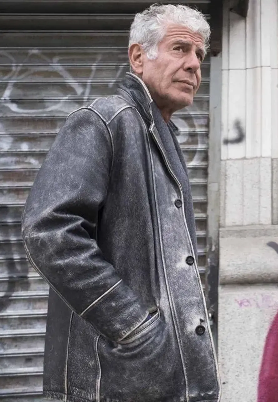 Anthony Bourdain Leather Jacket anthony bourdain field jacket