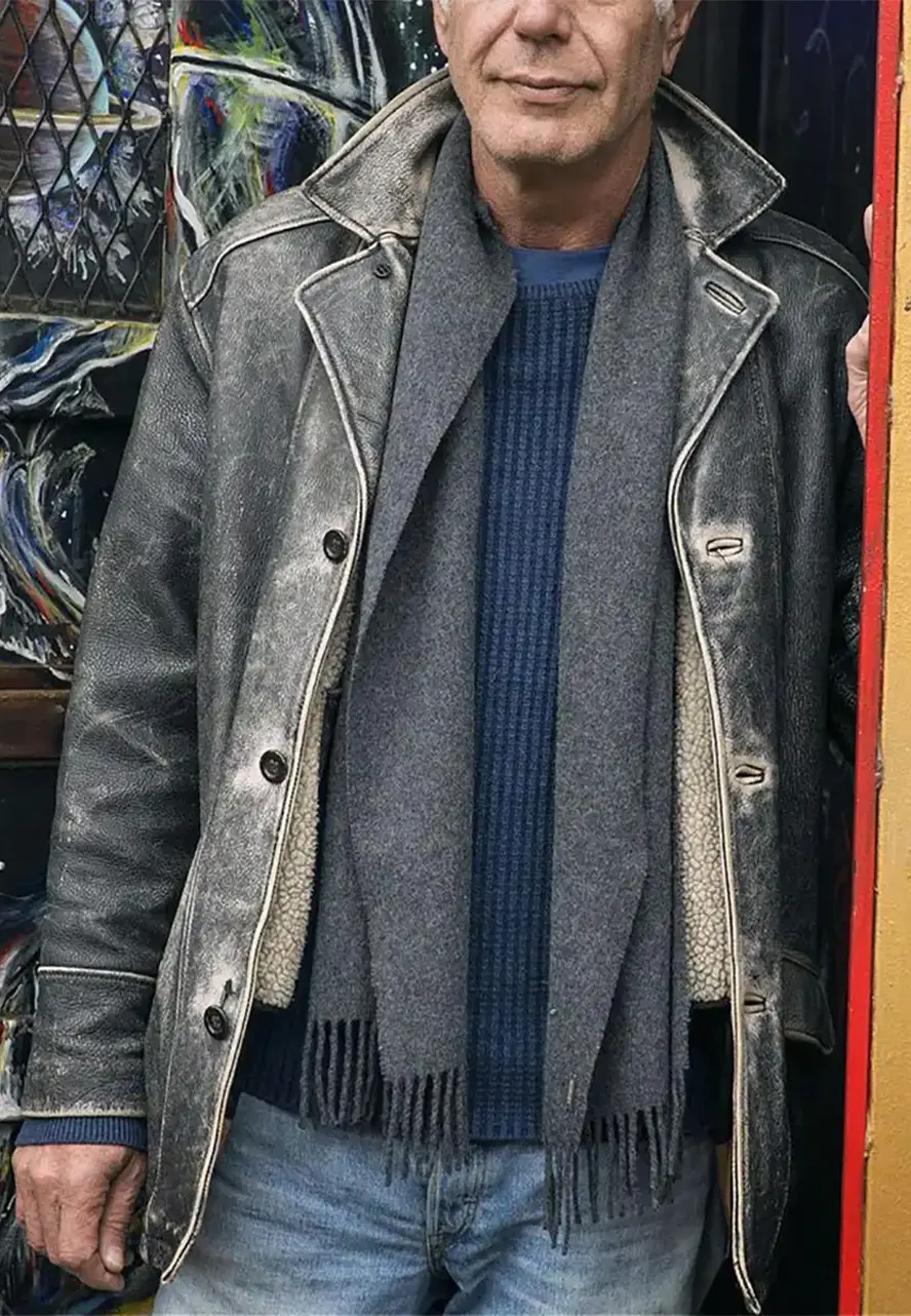 Anthony Bourdain Leather Jacket anthony bourdain patagonia jacket