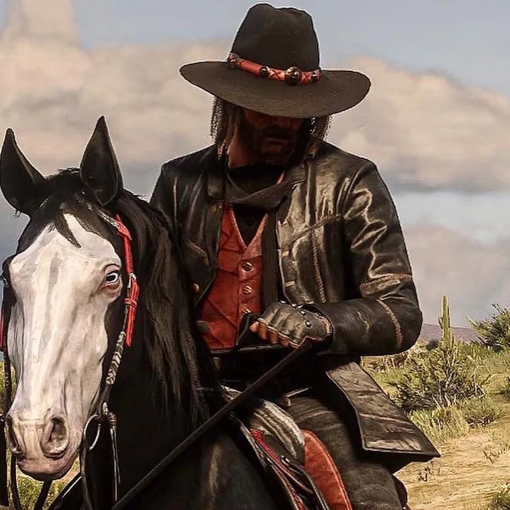 RDR2 Arthur Morgan Brown Leather Coat arthur morgan coat