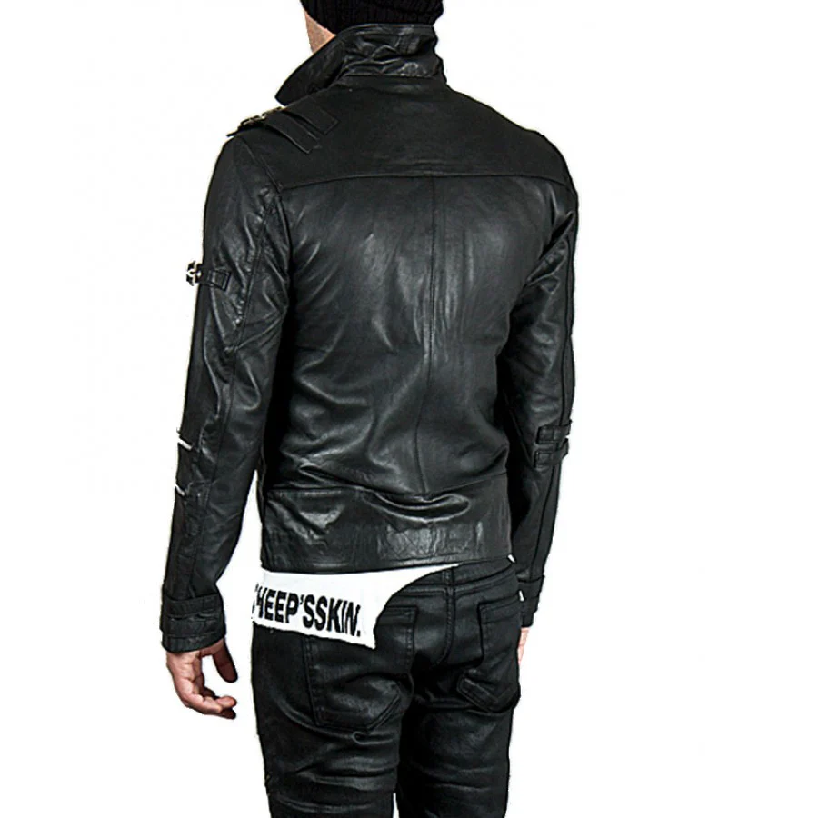 Michael Jackson Bad Black Leather Jacket bad michael jackson jacket