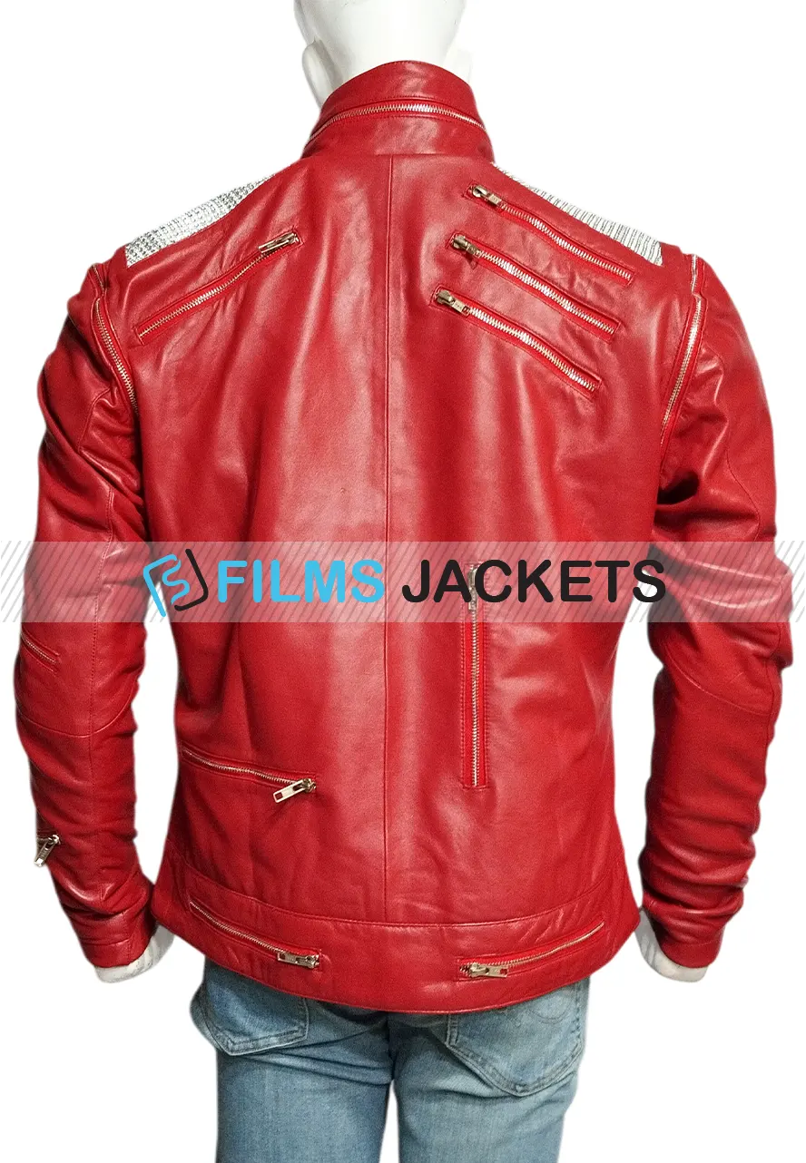Michael Jackson Beat It Red Leather Jacket beat it jacket michael jackson
