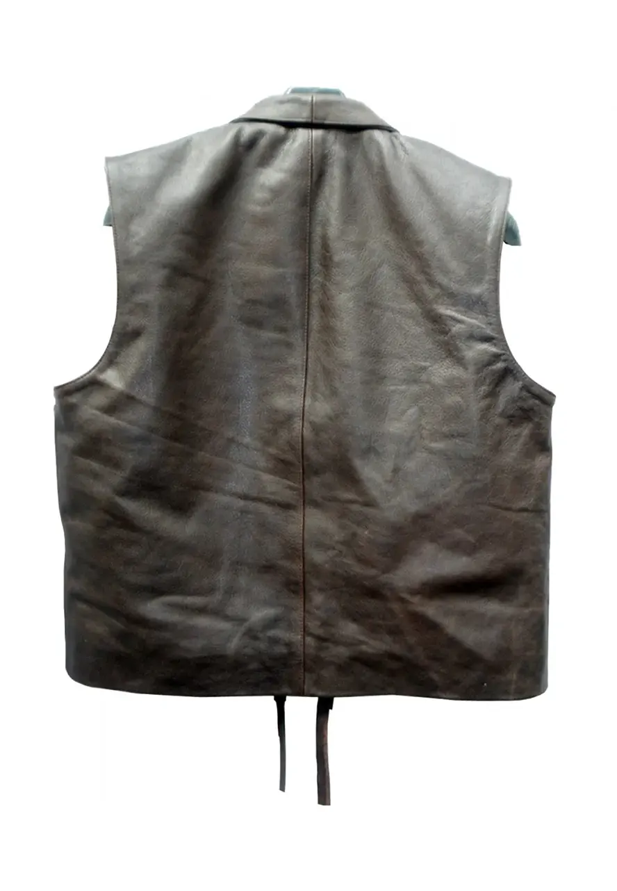 Lorne Greene Bonanza The Silent Killer Vest ben cartwright dark brown vest