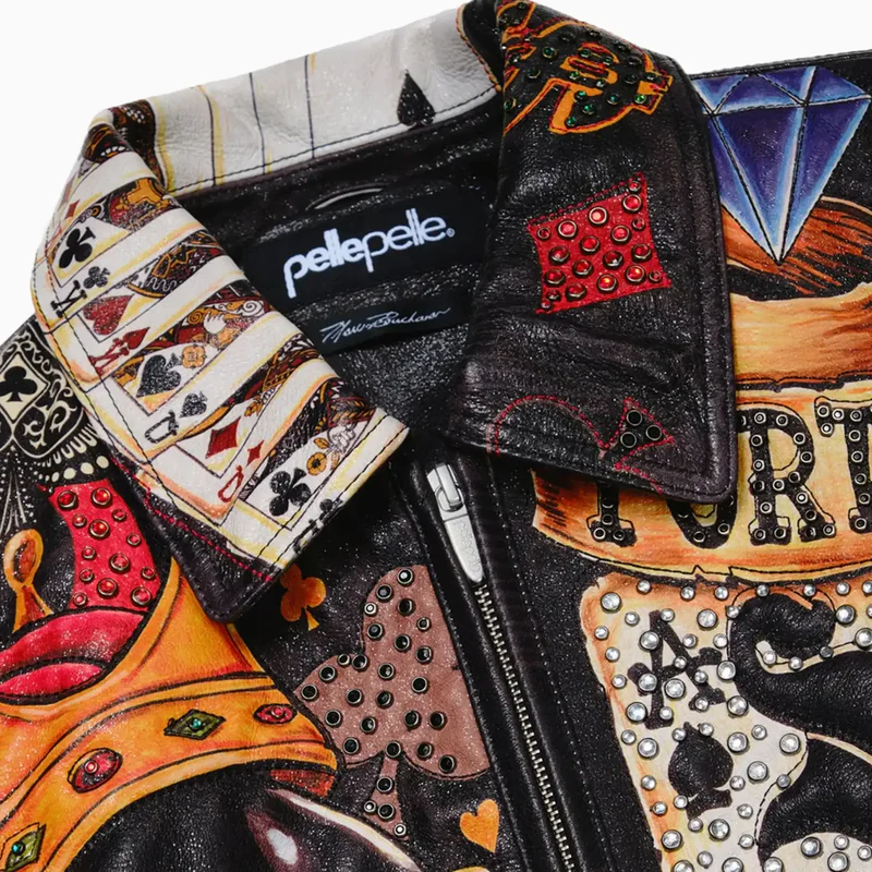 High Rollers Pelle Pelle Leather Bomber Jacket bomber jacket pelle