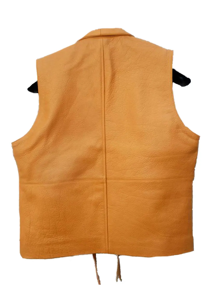 Lorne Greene Bonanza The Silent Killer Vest bonanza the silent killer ben cartwright leather vest