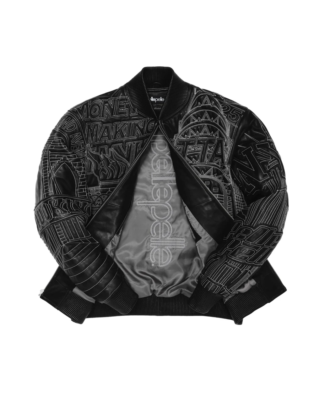 NYC Boro Quilted Pelle Pelle Black Jacket boro leather jacket
