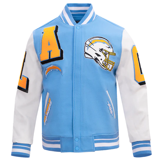 Los Angeles Chargers Varsity Jacket chargers varsity jacket
