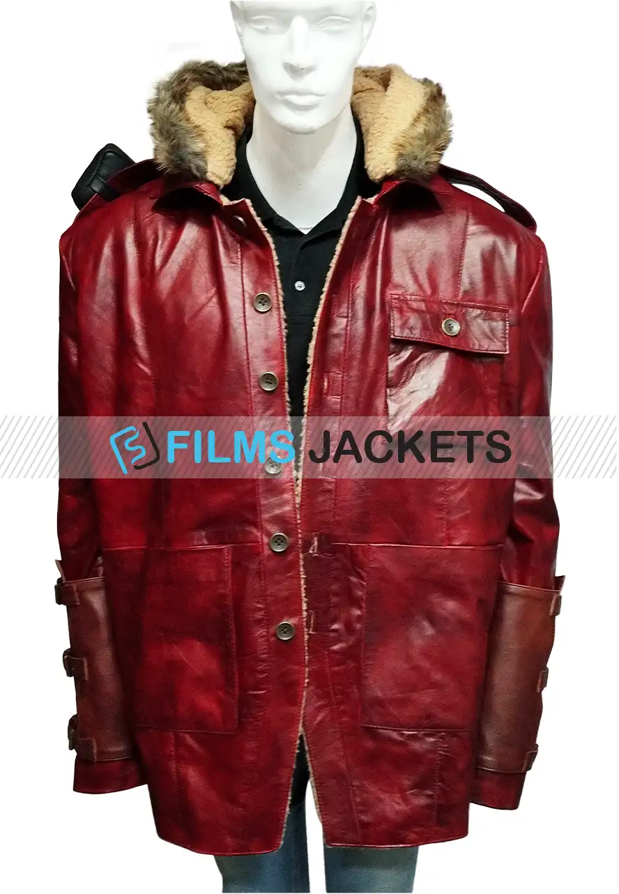 Fatman Chris Leather Jacket chris cringle jacket