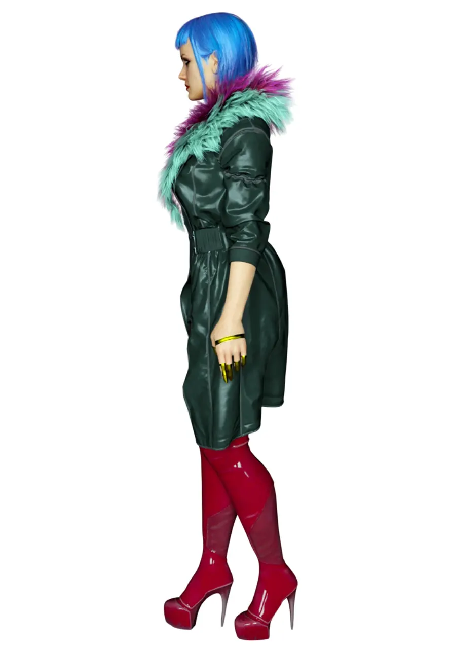 Evelyn Parker Cyberpunk 2077 Coat cyberpunk 2077 trench coat