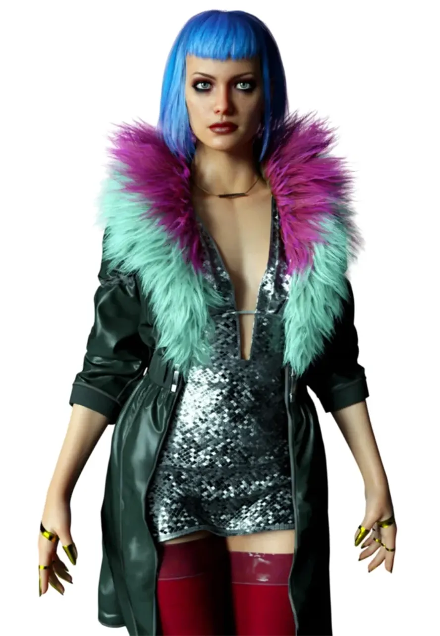 Evelyn Parker Cyberpunk 2077 Coat cyberpunk trench coat