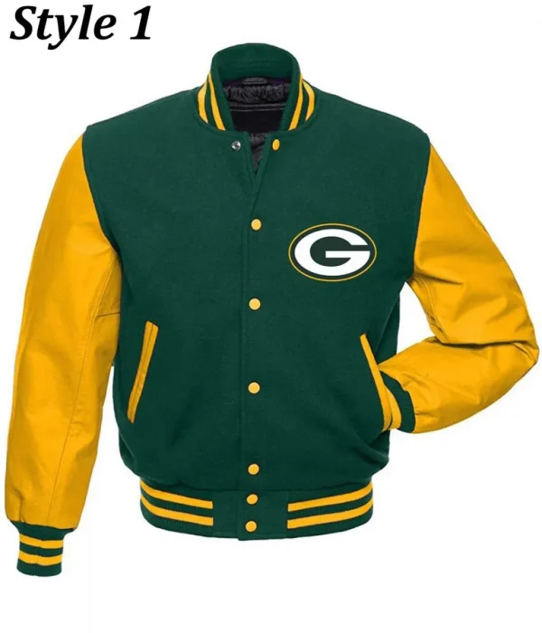 green bay packers letterman jacket