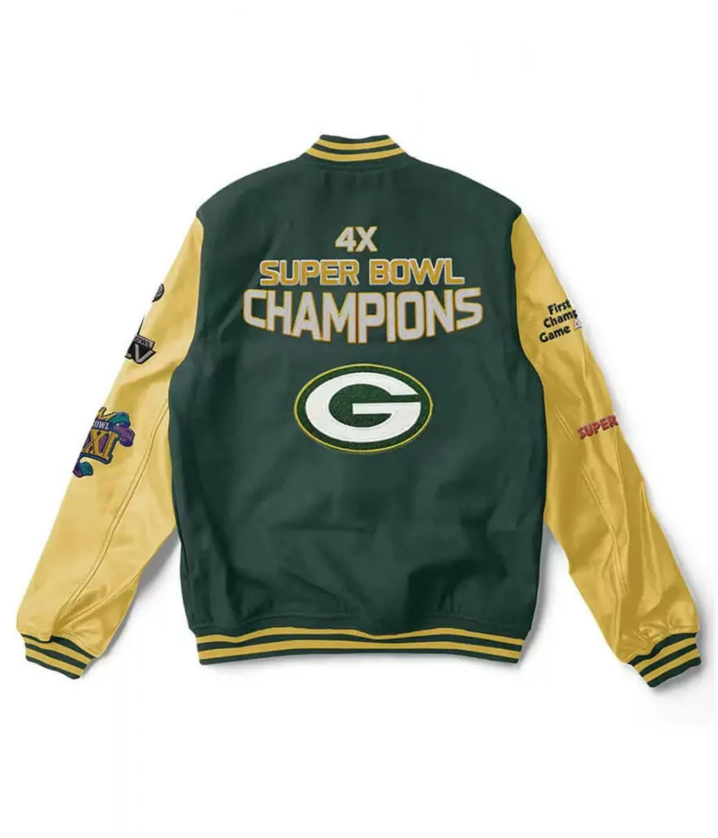 Green Bay Packers 4X Champions Super Bowl Jacket green-bay-packers-super-bowl-jacket