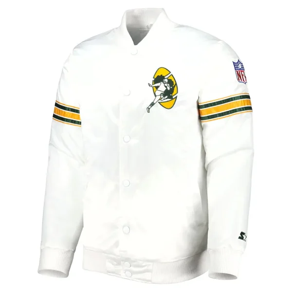 green bay packers white jacket