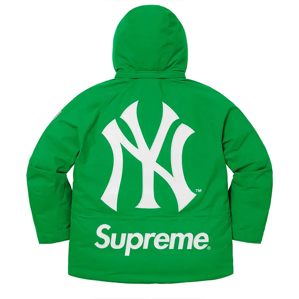 Supreme New York Yankees Down Jacket green yankees jacket