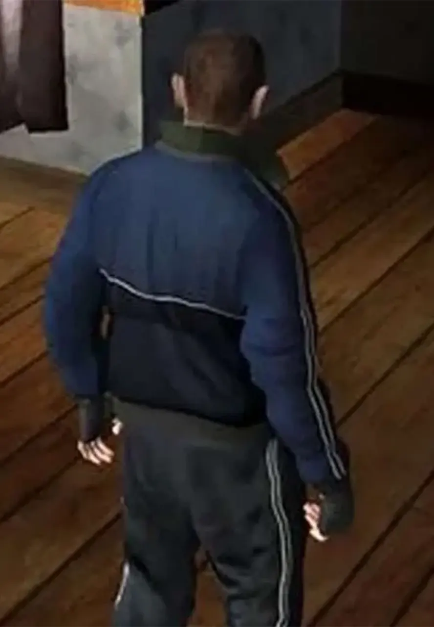 GTA IV Niko Bellic Blue Jacket gta iv niko bellic bomber jacket