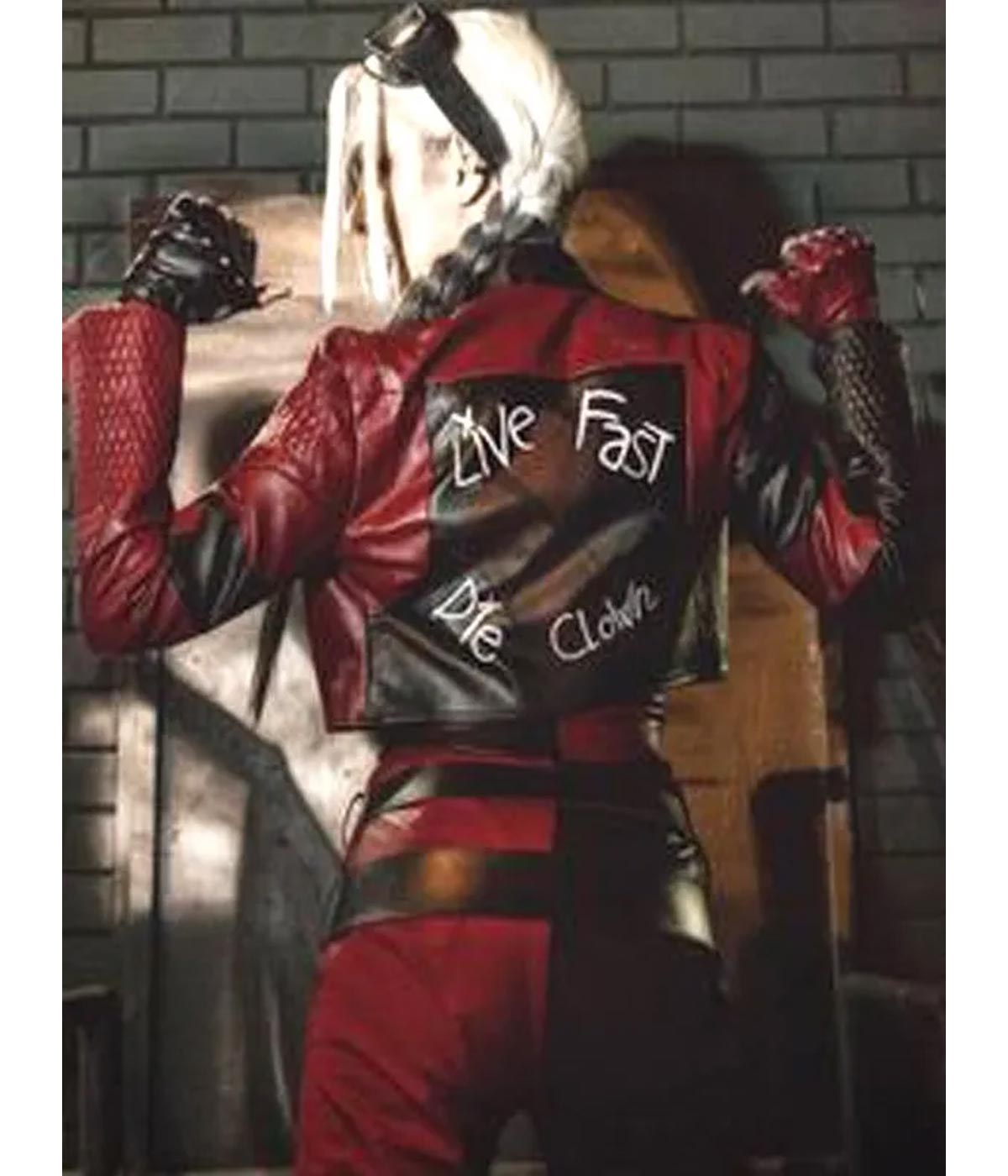 Suicide Squad Kill The Justice League Harley Quinn Leather Jacket harley quinn leather jacket