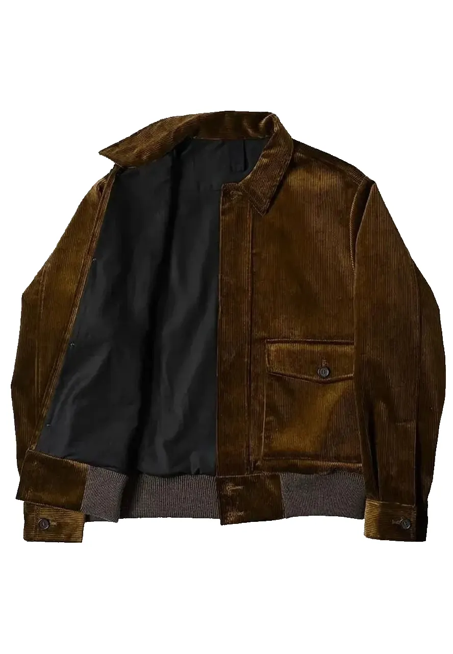 The Shining Jack Nicholson Red Corduroy Jacket jack nicholson the shining brown jacket
