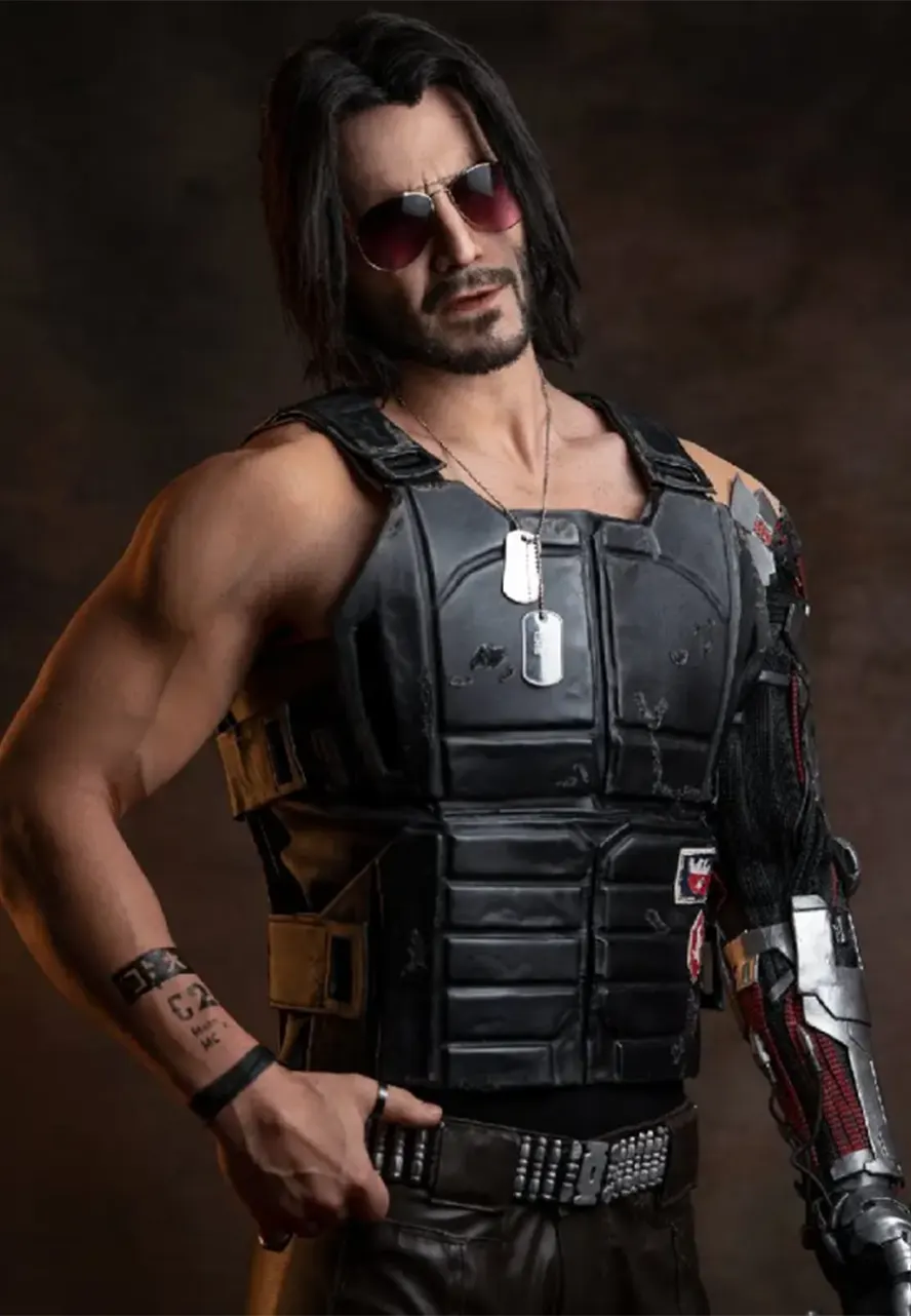 Cyberpunk 2077 Johnny Silverhand Vest keanu reeves cyberpunk vest