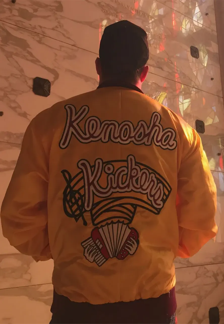 John Candy Home Alone Yellow Jacket kenosha kickers jacket