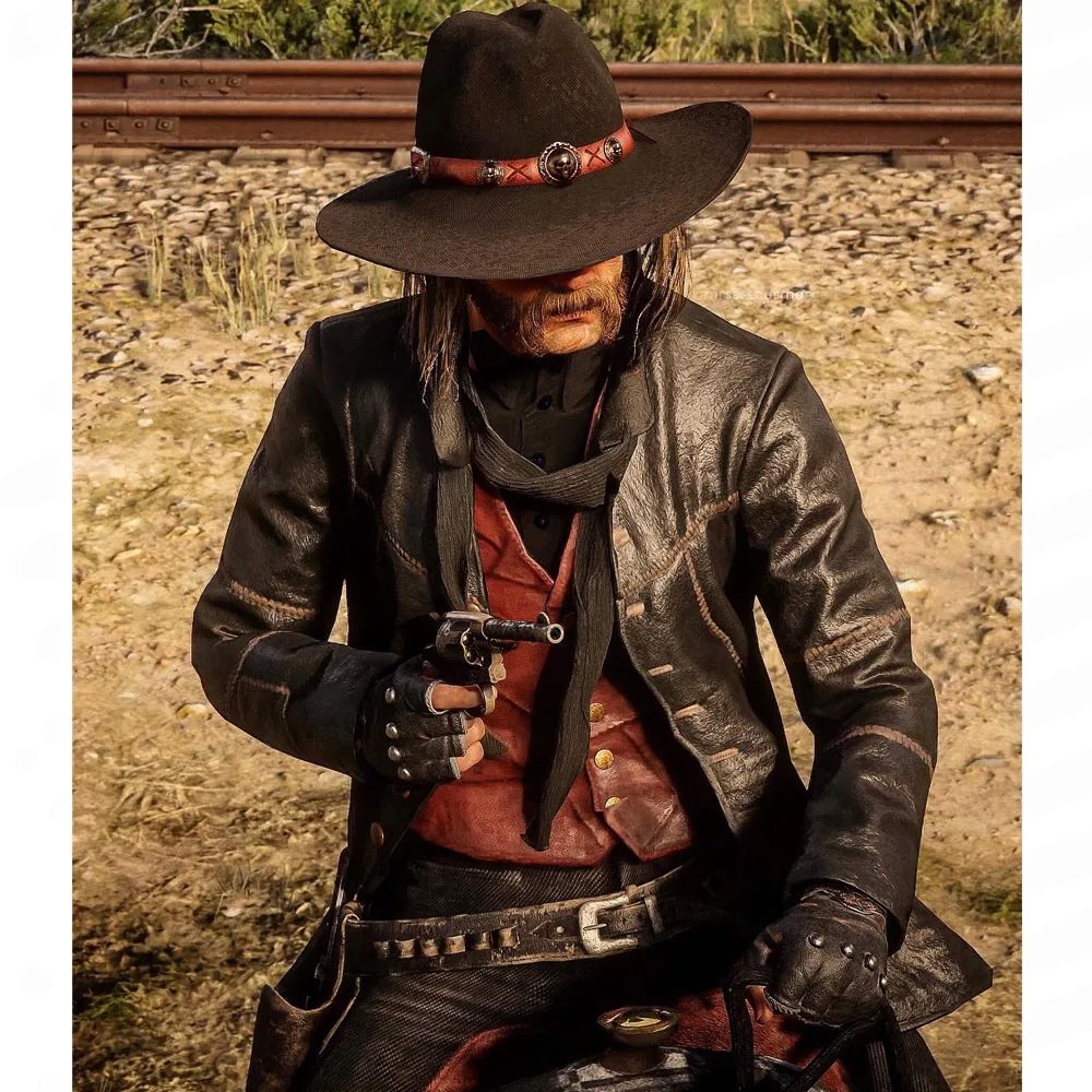 RDR2 Arthur Morgan Brown Leather Coat leather coat rdr2