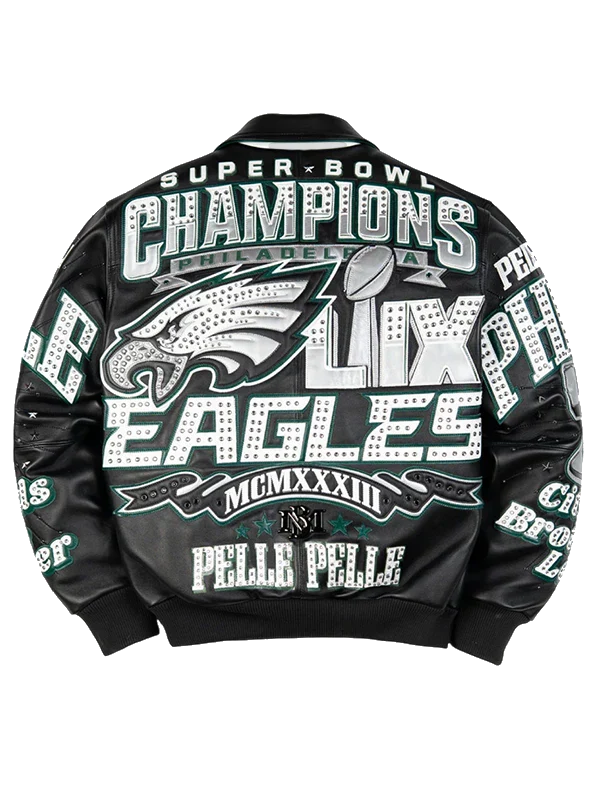 Meek Mill Pelle Pelle Eagles Superbowl Jacket meek mill eagles jacket