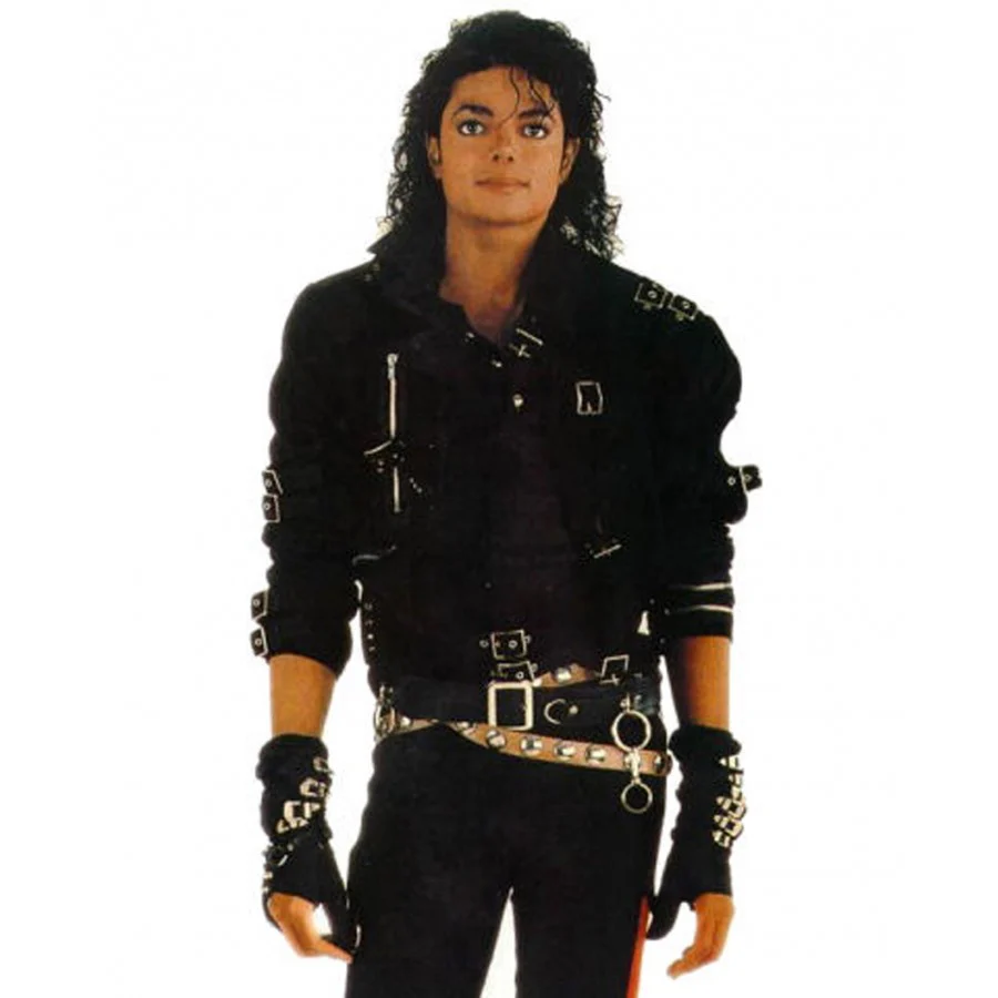 Michael Jackson Bad Black Leather Jacket michael jackson jacket bad
