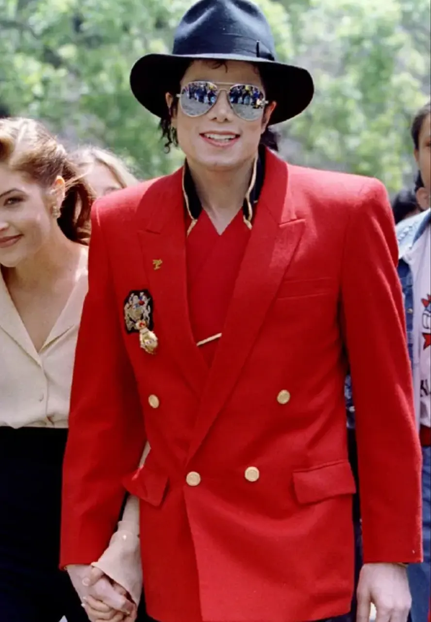Michael Jackson Red Blazer michael jackson red blazer