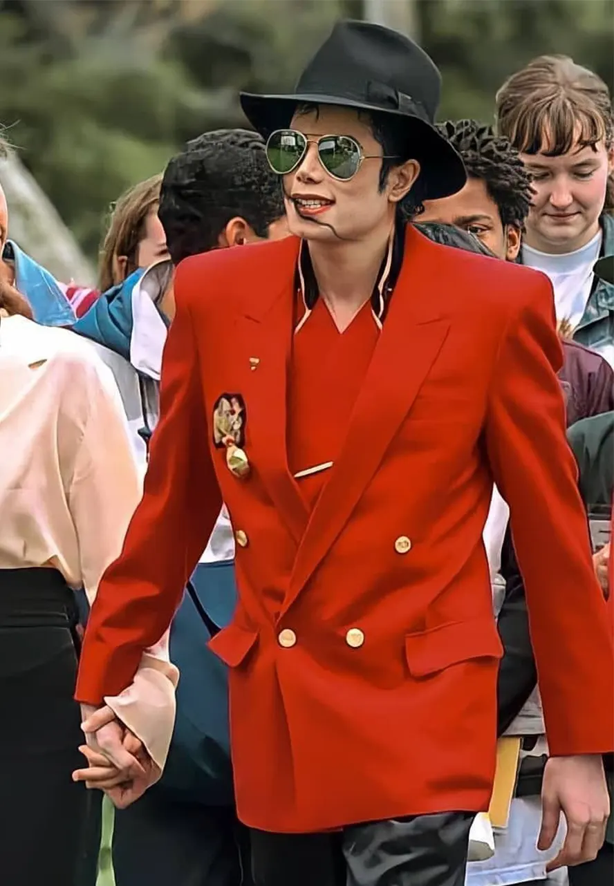 Michael Jackson Red Blazer michael jackson style blazer