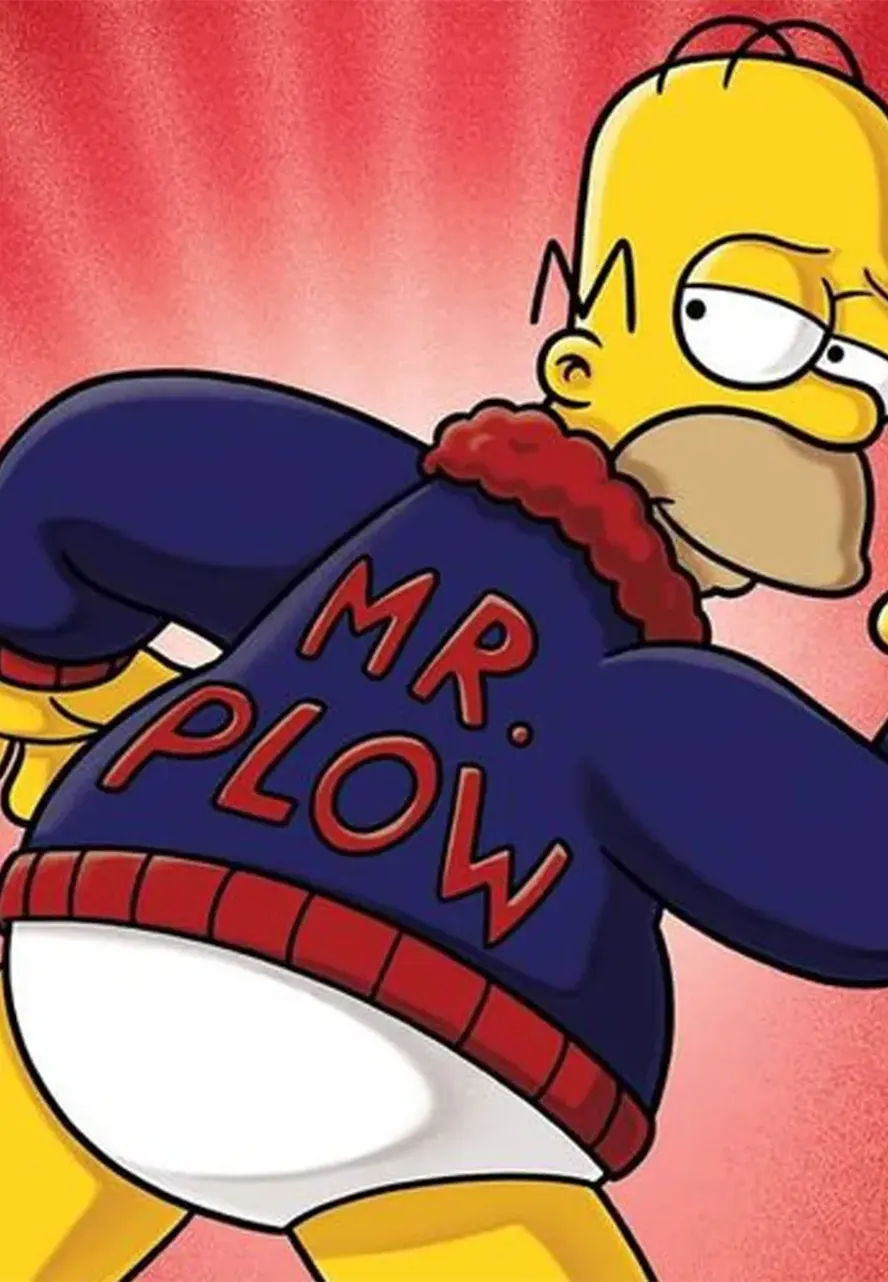 The Simpsons Homer Simpson Mr Plow Jacket mr plow jacket simpsons
