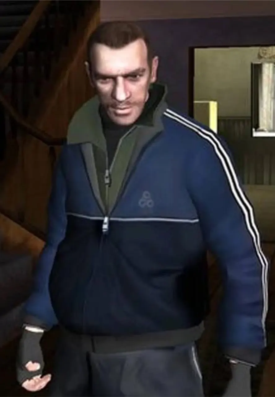 GTA IV Niko Bellic Blue Jacket niko bellic blue jacket