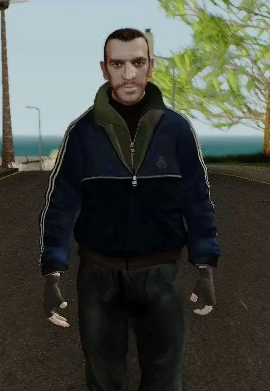 GTA IV Niko Bellic Blue Jacket niko bellic jacket
