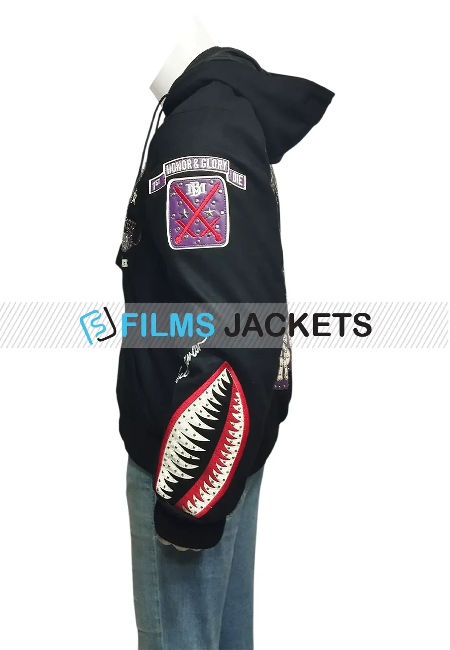 American Bruiser Black Pelle Pelle Zip Up Hoodie pelle pelle hoodies