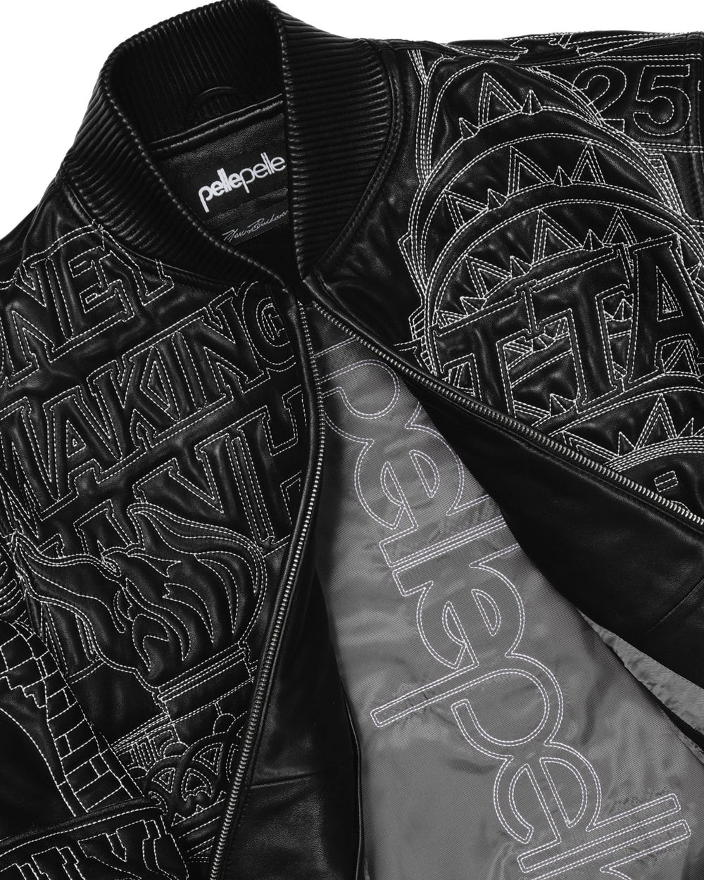 NYC Boro Quilted Pelle Pelle Black Jacket pelle pelle leather jacket black