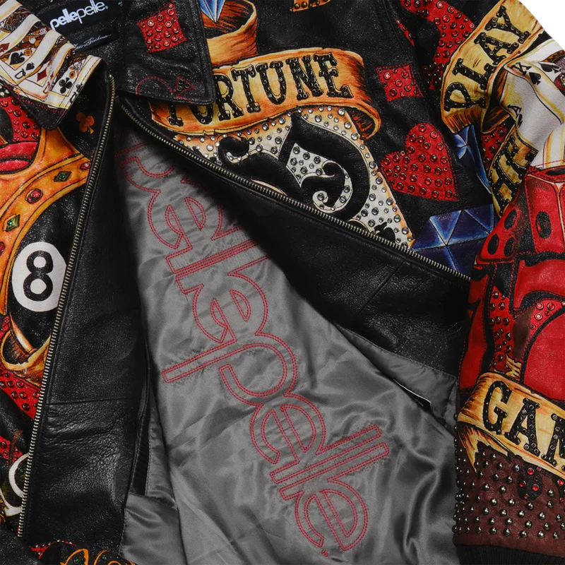 High Rollers Pelle Pelle Leather Bomber Jacket pelle pelle leather jacket