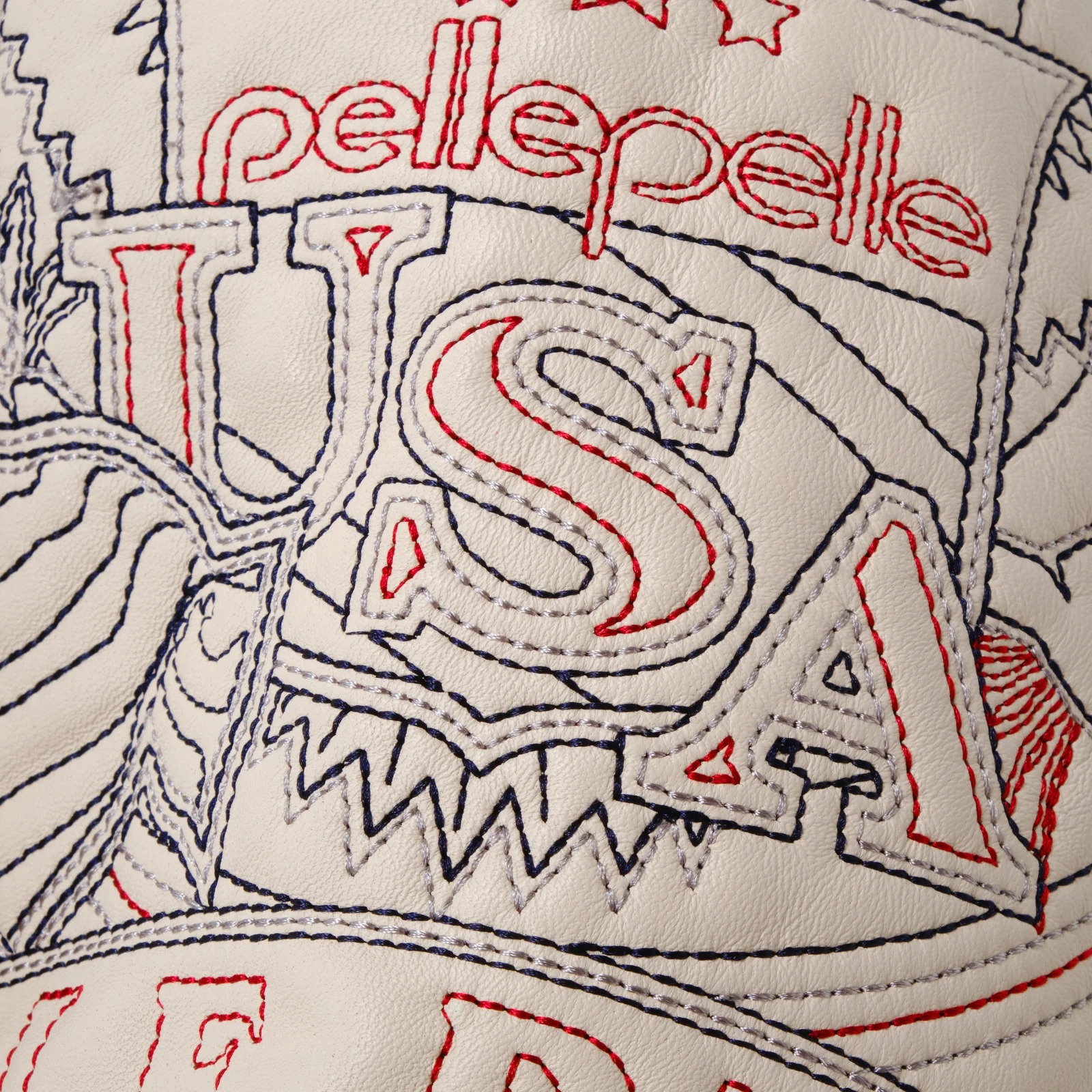 America Quilted Ivory Pelle Pelle Leather Jacket pelle pelle marc buchanan jacket