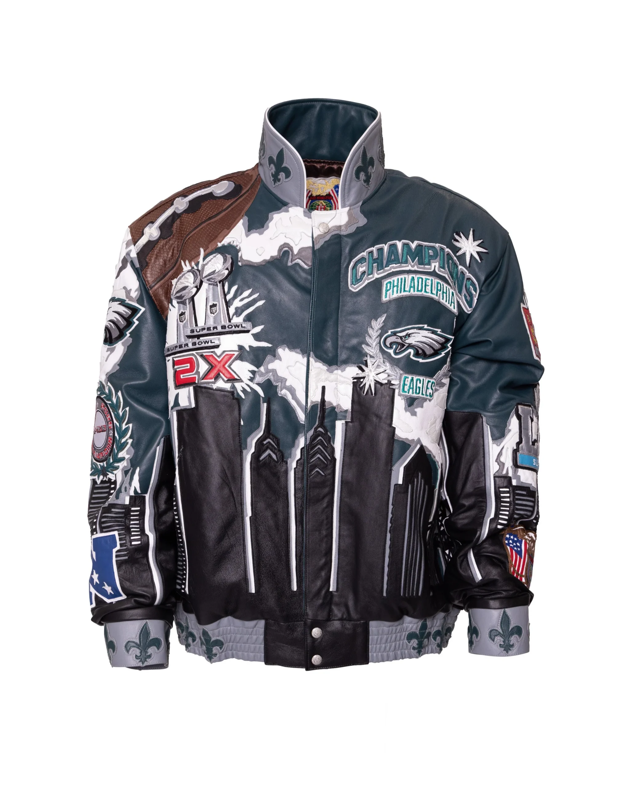 Super Bowl Champions Philadelphia Eagles Leather Jacket philadelphia eagles leather jacket