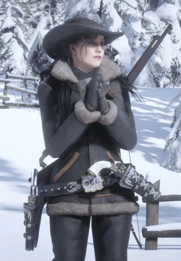 rdr2 black leather jacket