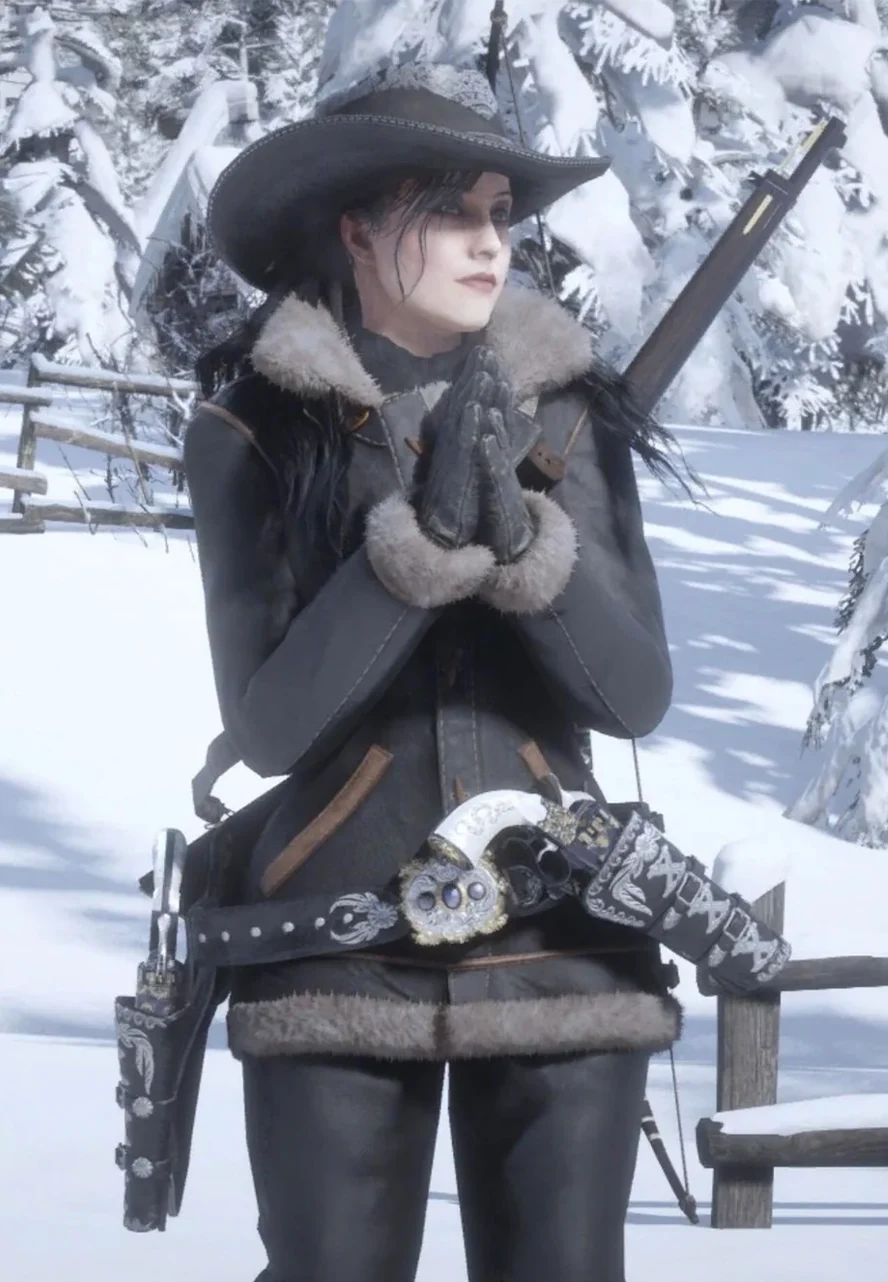 Abigail Marston RDR2 Black Leather Jacket rdr2 black leather jacket