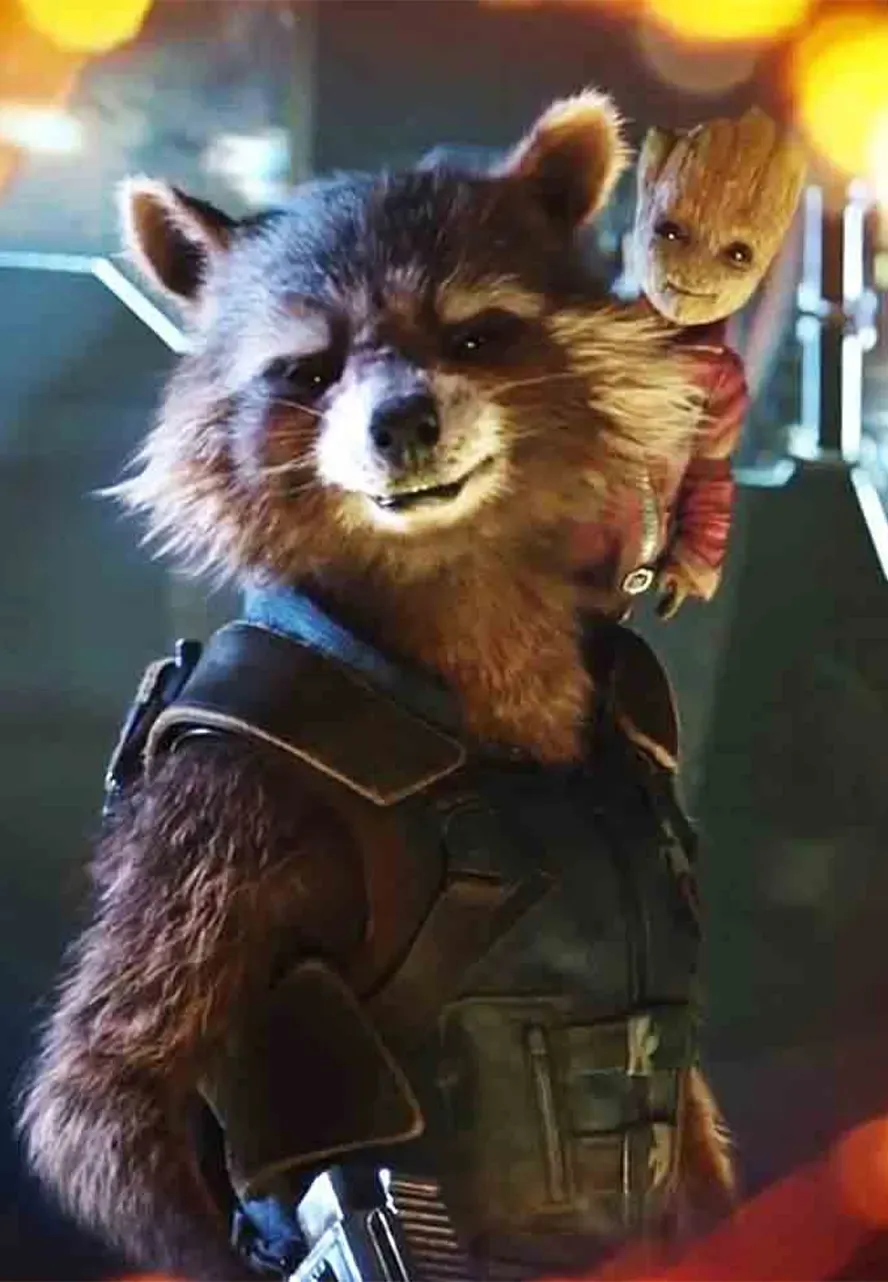 Rocket Guardians of The Galaxy 2 Blue Vest rocket of the galaxy 2 blue vest