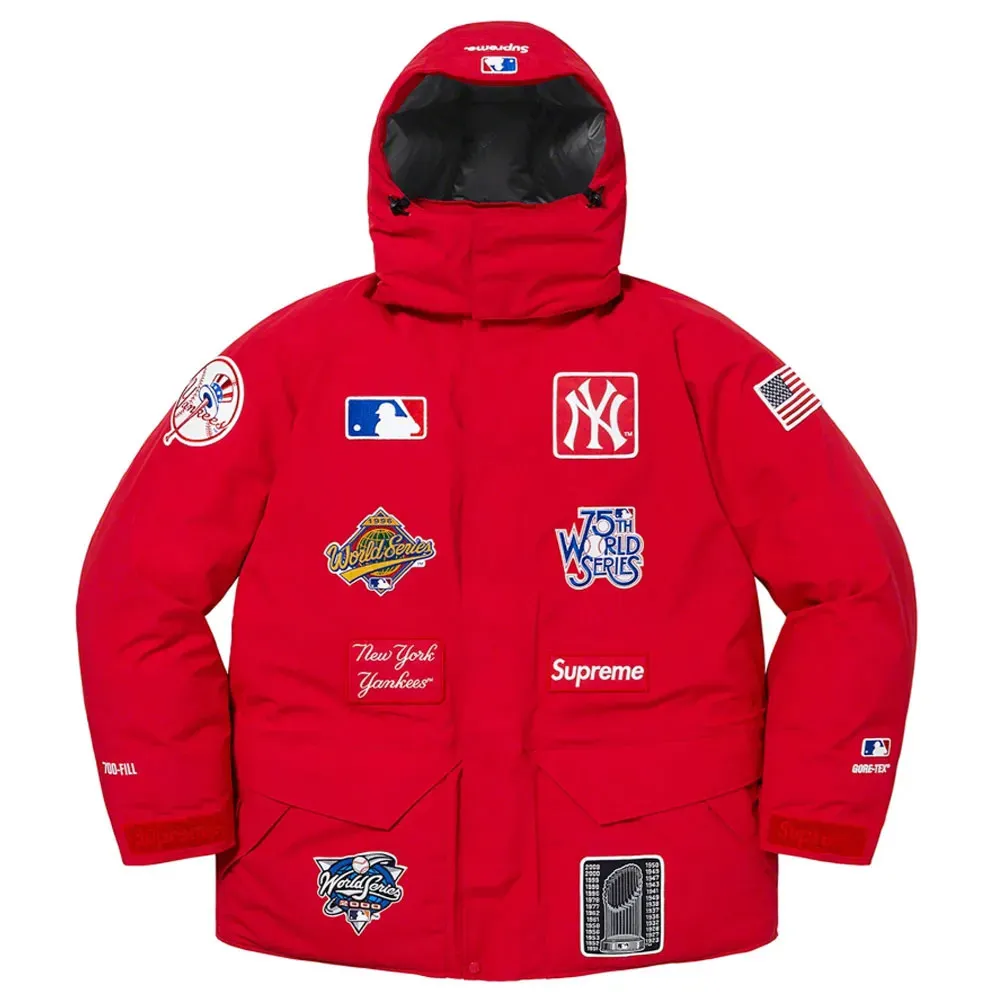 Supreme New York Yankees Down Jacket supreme mlb jacket