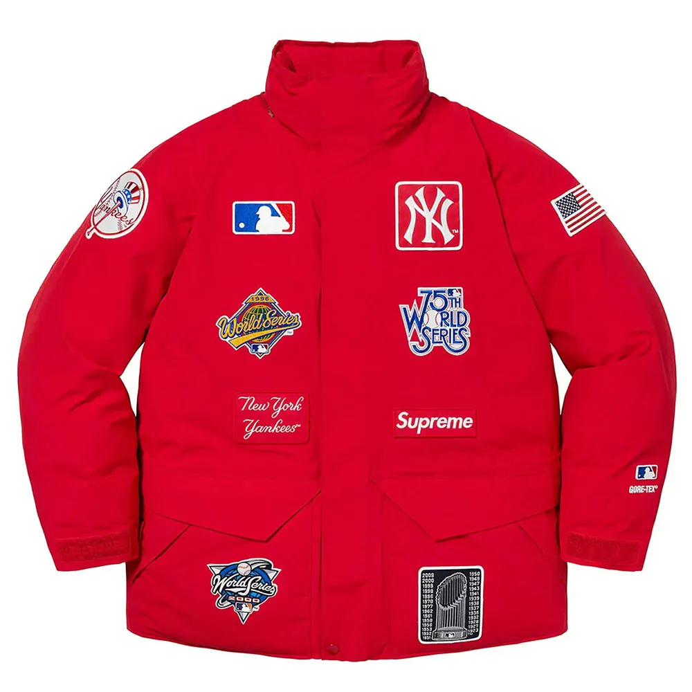 Supreme New York Yankees Down Jacket supreme new york yankees jacket