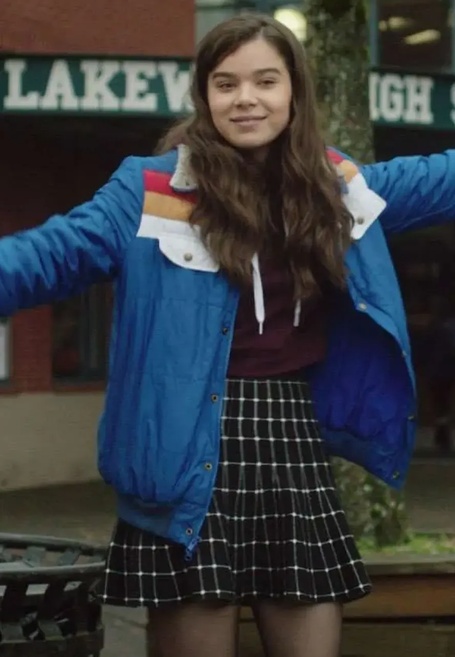 Nadine The Edge of Seventeen Hailee Steinfeld Jacket the edge of seventeen blue jacket
