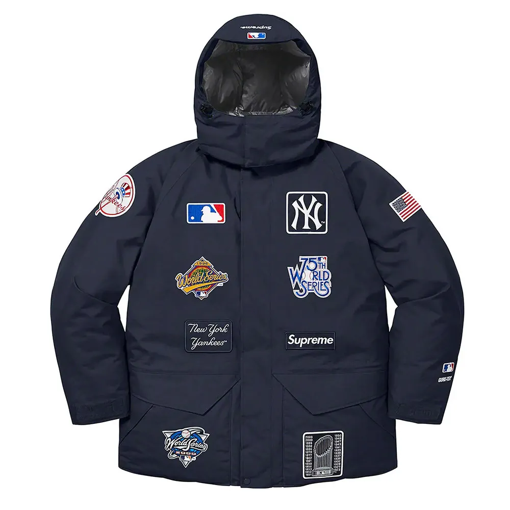 Supreme New York Yankees Down Jacket yankee supreme jacket