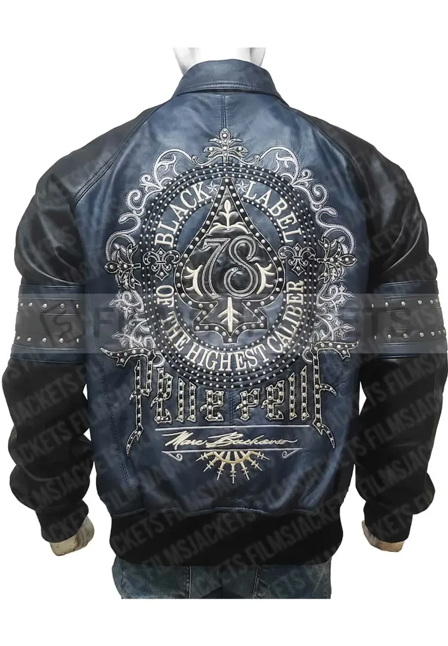 Black Label of The Highest Caliber Pelle Pelle Leather Jacket black label of the highest caliber pelle pelle jacket