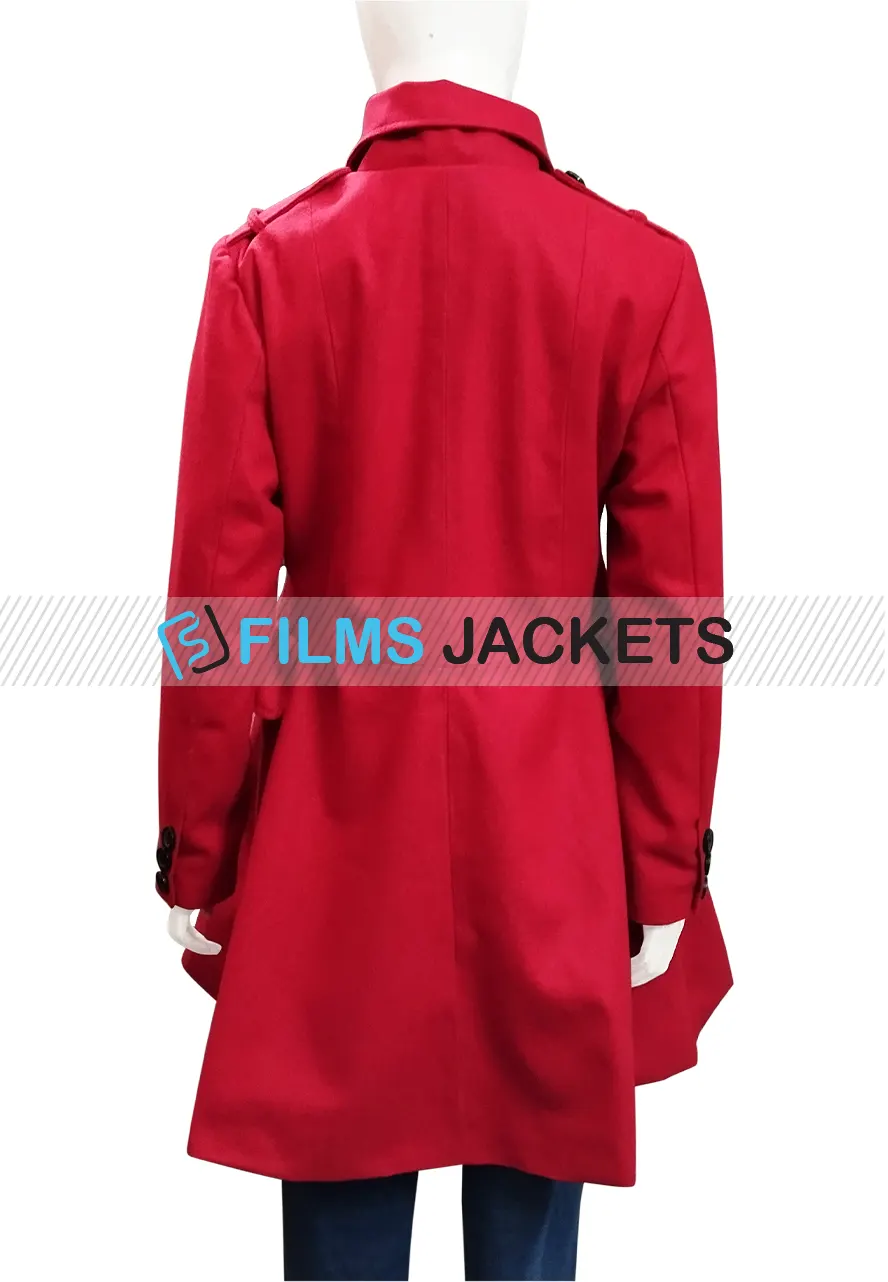 Christmas At Pemberley Manor Jessica Lowndes Wool Coat christmas at pemberley manor coat