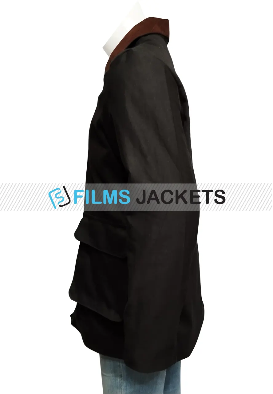 The Contractor Chris Pine Jacket james harper black cotton jacket